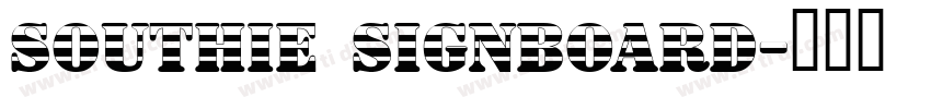 southie signboard字体转换